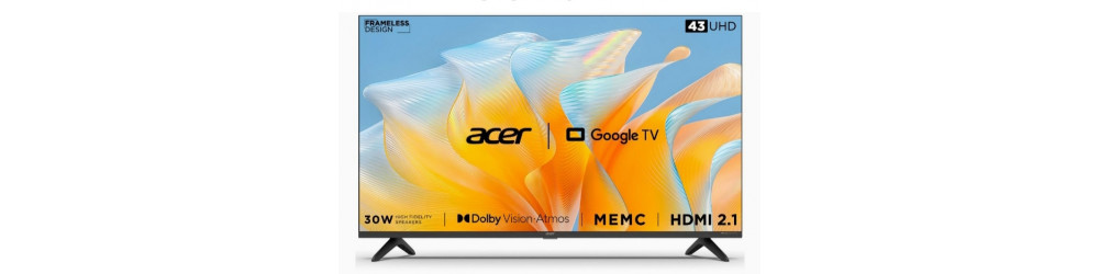 Television: Acer  (43 inches) Rs.24699 to Rs.25999